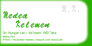 medea kelemen business card